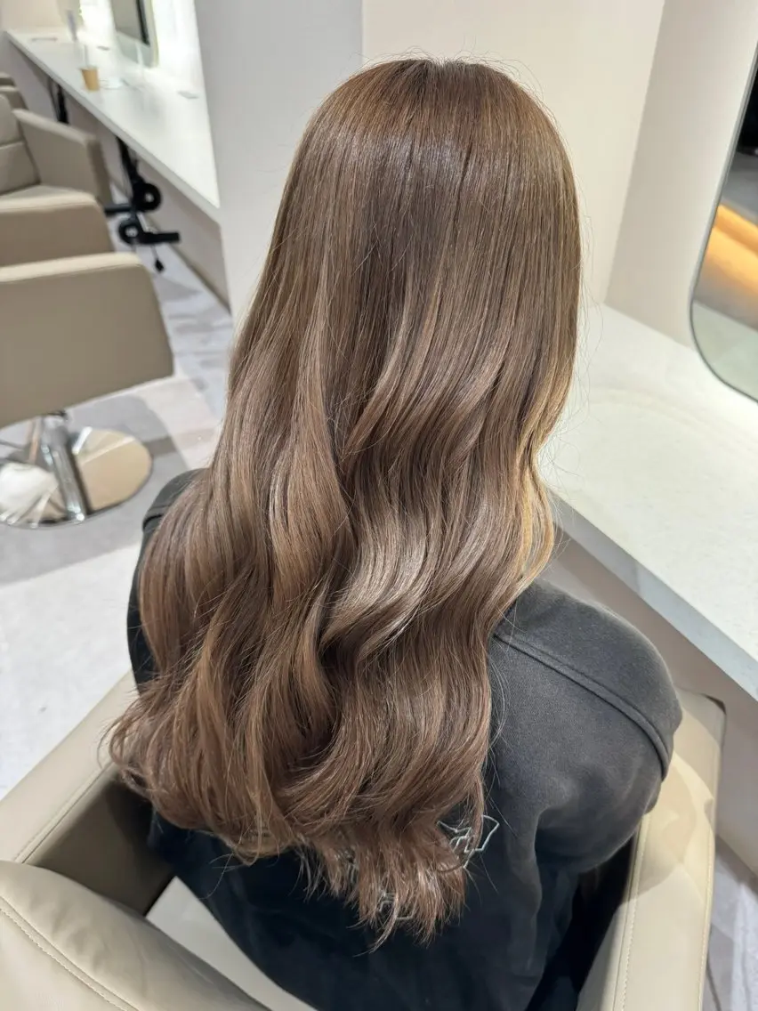ロング カラー ヘアカラー トリートメント 🎀髪質改善🎀栄 レイヤー/yukiのヘアスタイル