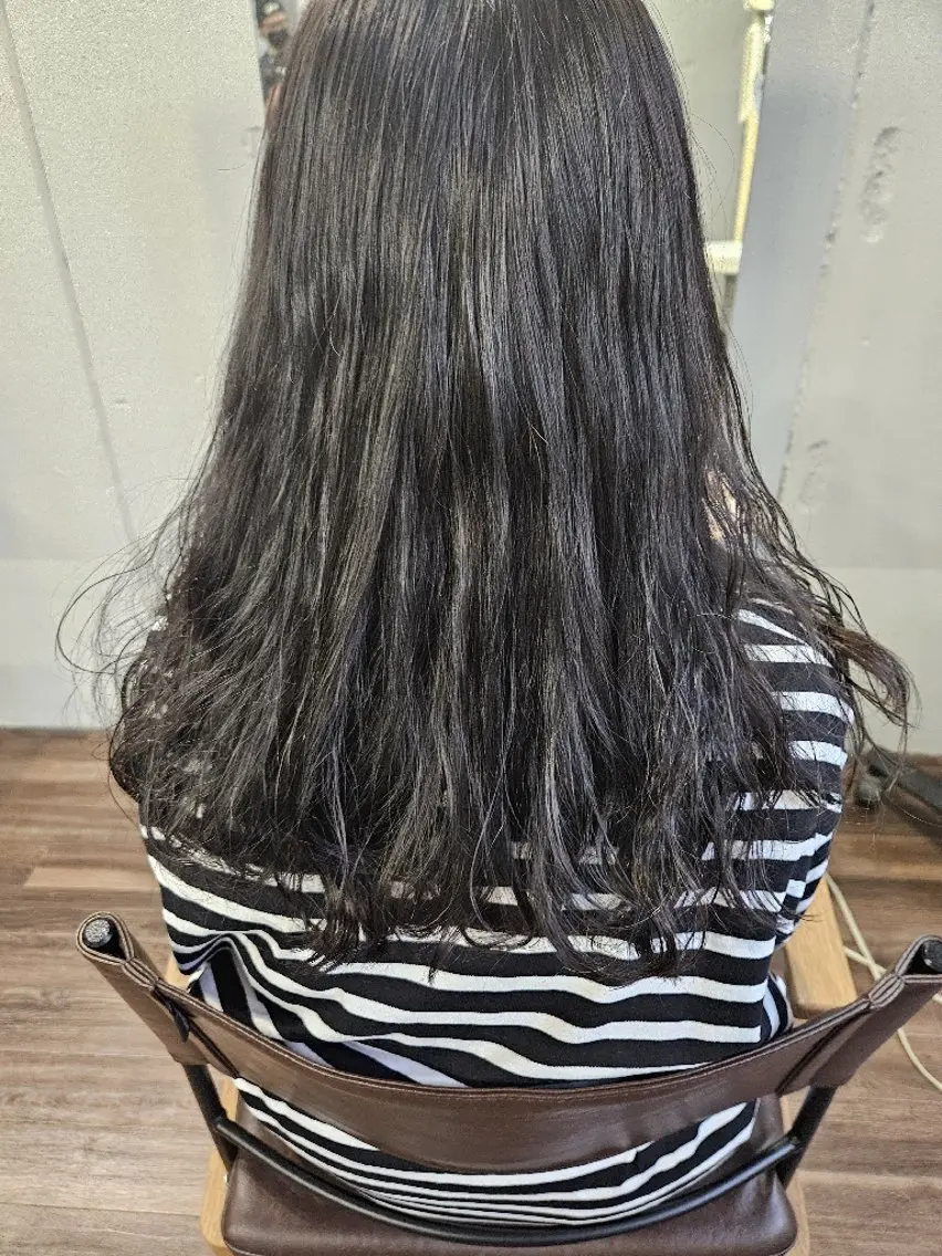 ロング カラー グレージュ カット ヘアカラー トリートメント terra✂️川嶋 大輔のヘアスタイル