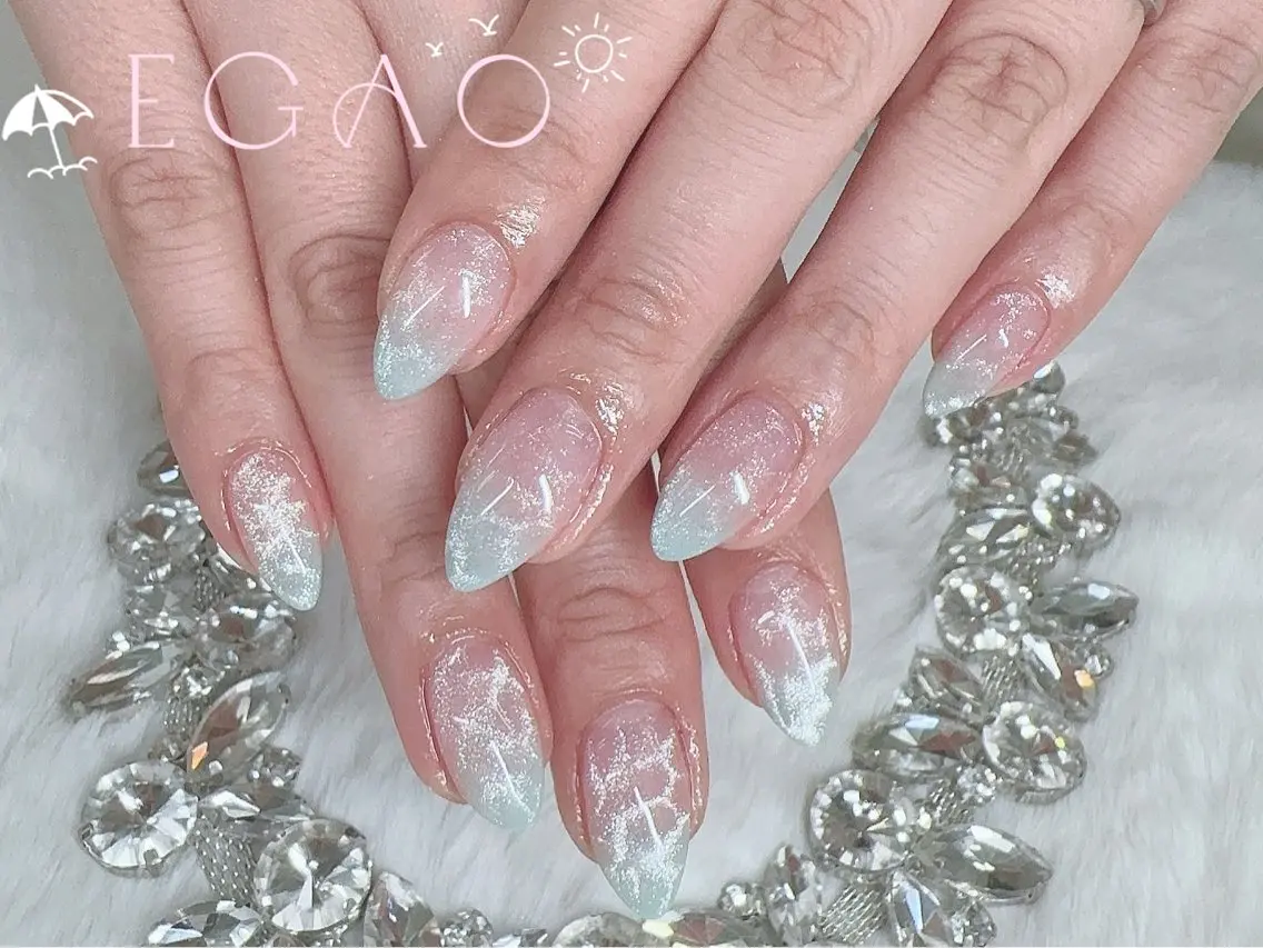 ネイル アートネイル フットネイル フレンチネイル ジェルネイル グラデーション ハンドネイル EGAO NAIL 錦糸町店のネイルデザイン