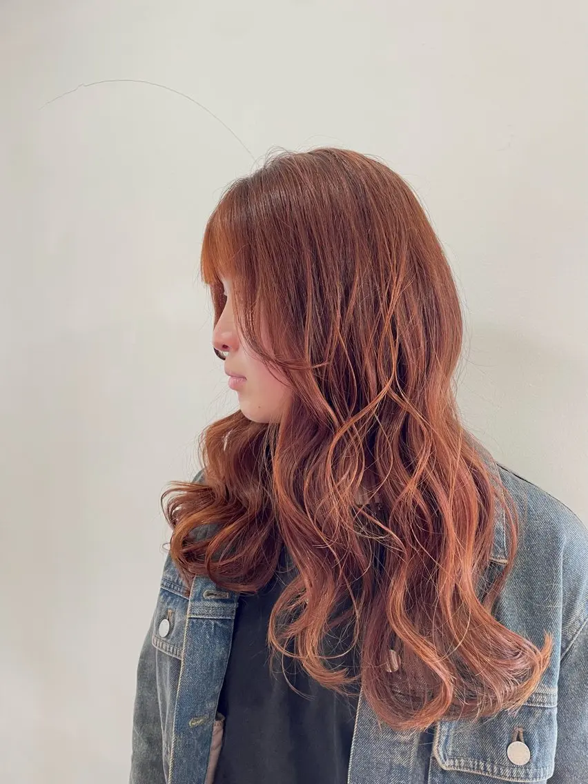 ロング カラー ショートボブ ブリーチ ブラウンカラー ブリーチなしカラー オリーブブラウン カット ヘアカラー mopa_kaede ナチュラル/レイヤーのヘアスタイル