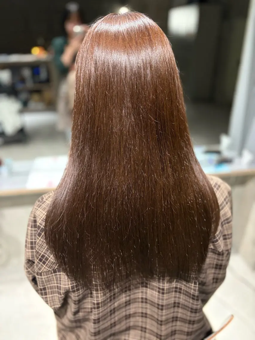 ロング カラー カット ヘアカラー 玉置七海✨ ／透明感／髪質改善のヘアスタイル
