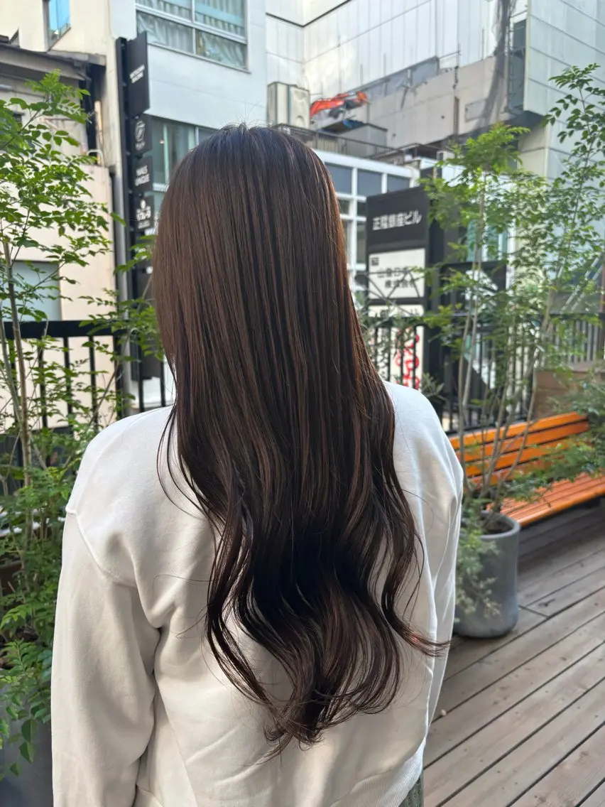 カラー ベージュカラー オリーブベージュ 髪質改善カラー ベージュ🤎YUMEのヘアスタイル