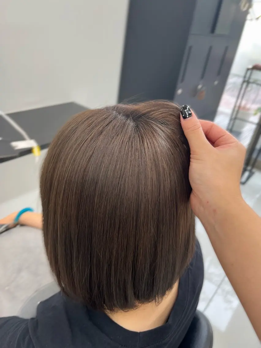 ミディアム カラー ヘアカラー ブリーチなしWカラー /アレンジ/ユウミのヘアスタイル