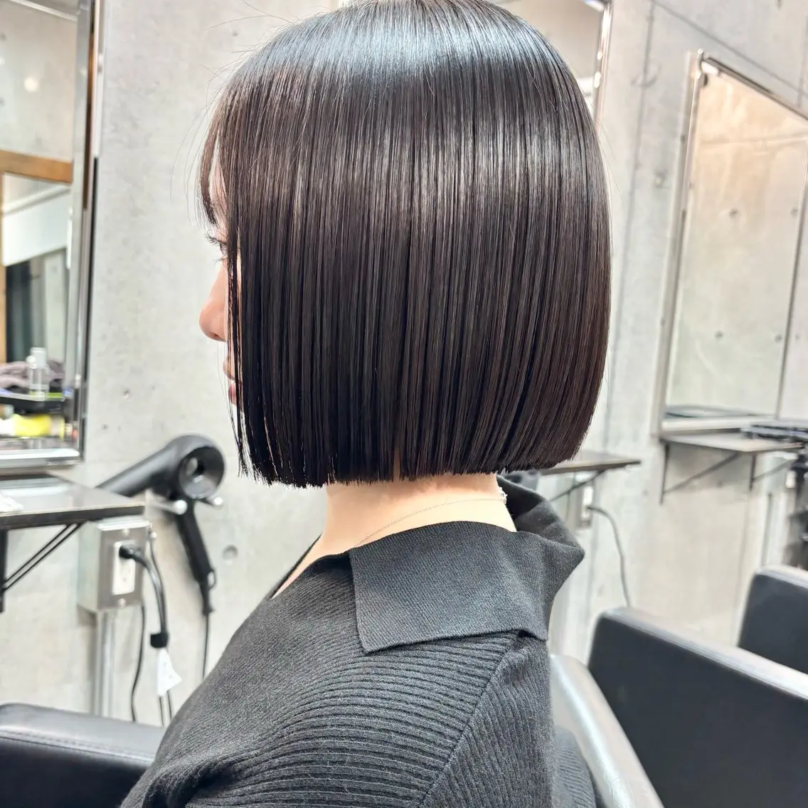 ショート カラー パーマ ボブ 髪質改善 縮毛矯正 カット 縮毛矯正 トリートメント ショートボブ髪質改善 縮毛矯正のプロ山道潤のヘアスタイル