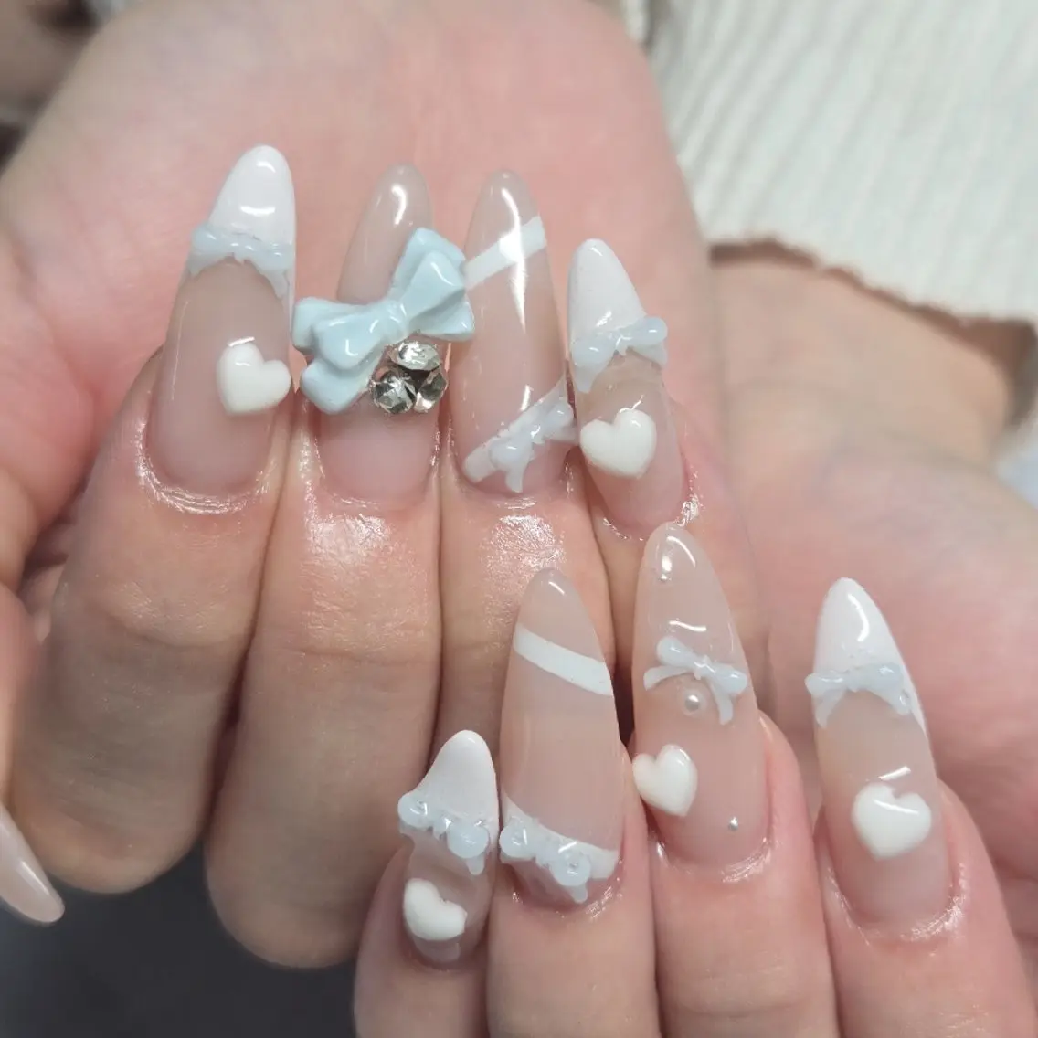 ネイル 長さ出し ジェルネイル スカルプネイル ネイルチップ ハンドネイル Nail Daisyのネイルデザイン