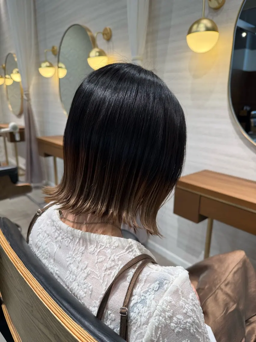 カラー ベージュカラー ミルクティーベージュ カット ヘアカラー トリートメント 長谷川 紗羅のヘアスタイル