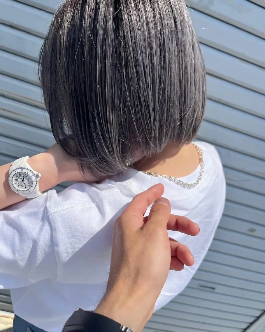 カット ヘアカラー トリートメント ❣️ハイトーン❣️ BLUE&Co.のヘアスタイル