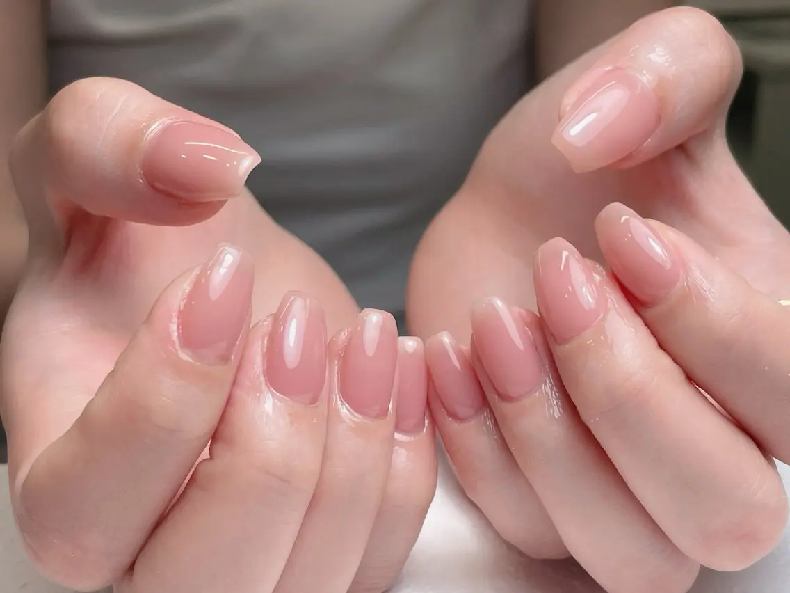 ネイル チークネイル 長さ出し フレンチネイル ジェルネイル 韓国ネイル 中野駅から2分 MEO NAILのネイルデザイン