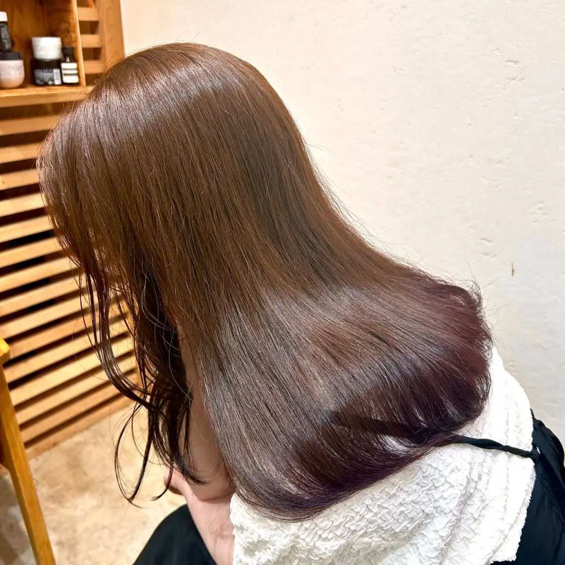 セミロング カラー ベージュカラー ブリーチ デザインカラー ブリーチなしカラー ボブ/ベージュ /kazui🐈のヘアスタイル
