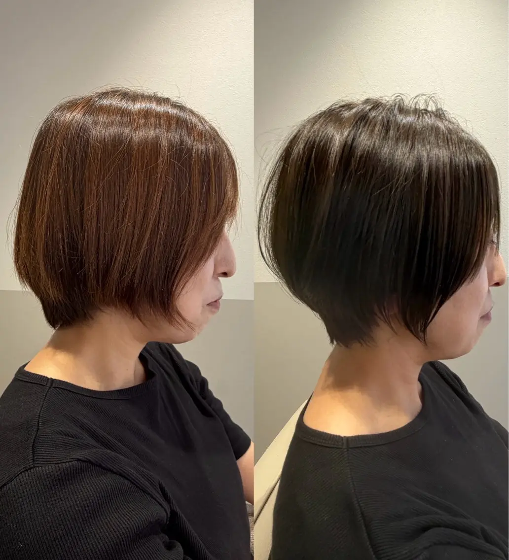 ショート ミセス カット 髪質改善/ショート✨ /オグ✂️/のヘアスタイル