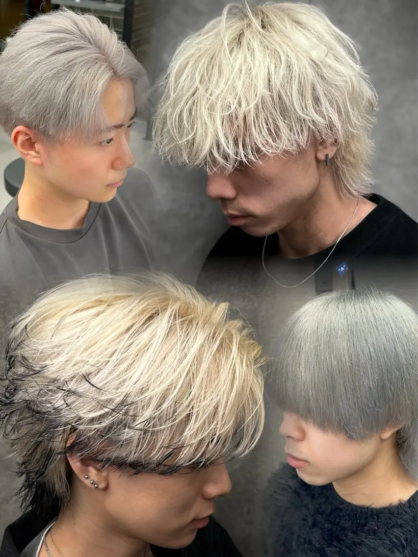 カラー パーマ メンズ カット ヘアカラー 札幌メンズ指名 No. 1/光👑のヘアスタイル