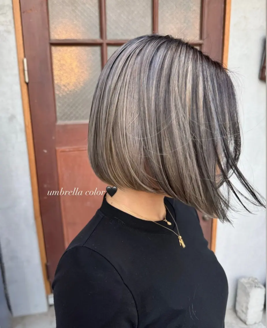ミディアム YUNA🧡 艶髪/Wカラー🧡のヘアスタイル