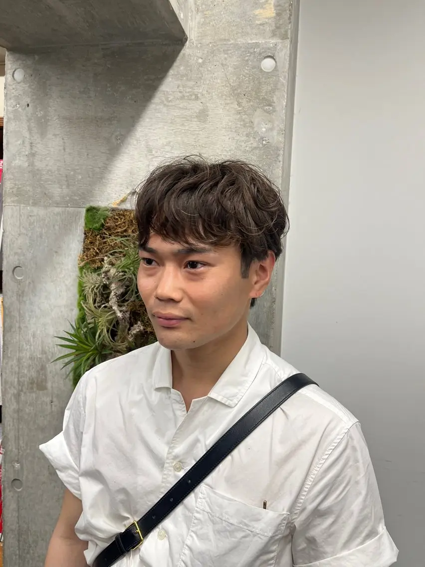 パーマ メンズ 関谷 航太のヘアスタイル