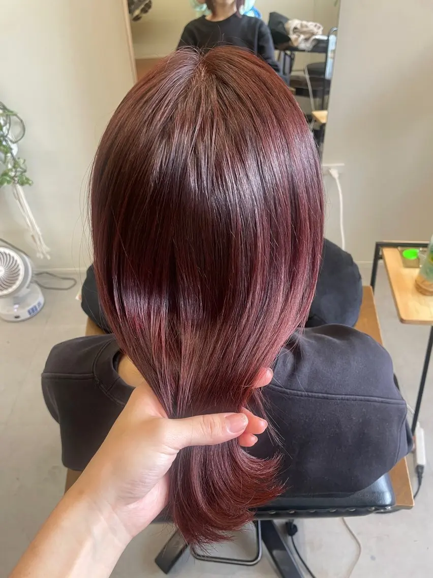 セミロング ヘアカラー JURI /HUIのヘアスタイル