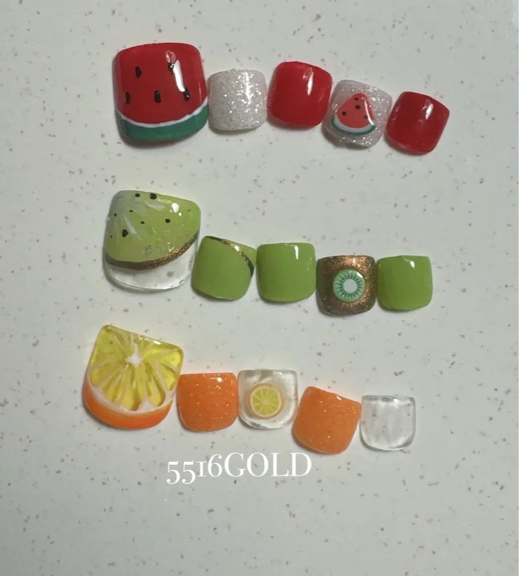 ネイル フットネイル 💎5516 MACHIKOのネイルデザイン