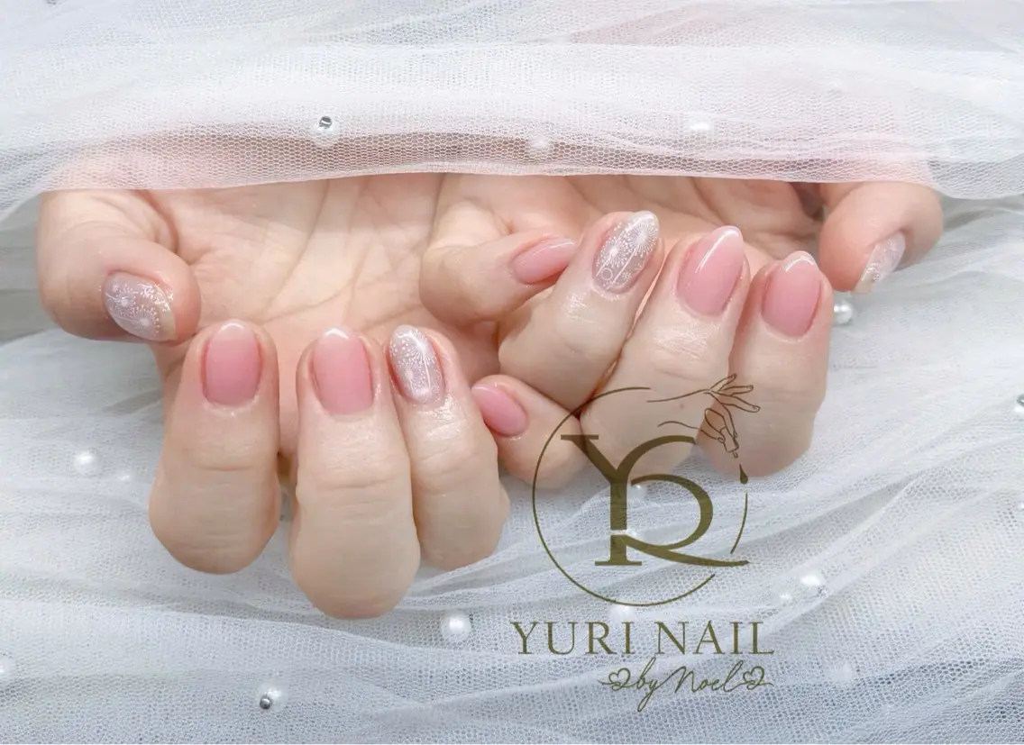 ネイル チークネイル フットネイル フレンチネイル グラデーション キラキラネイル ハンドネイル フットネイル ハンドケア YURI Nail Funabashiのネイルデザイン