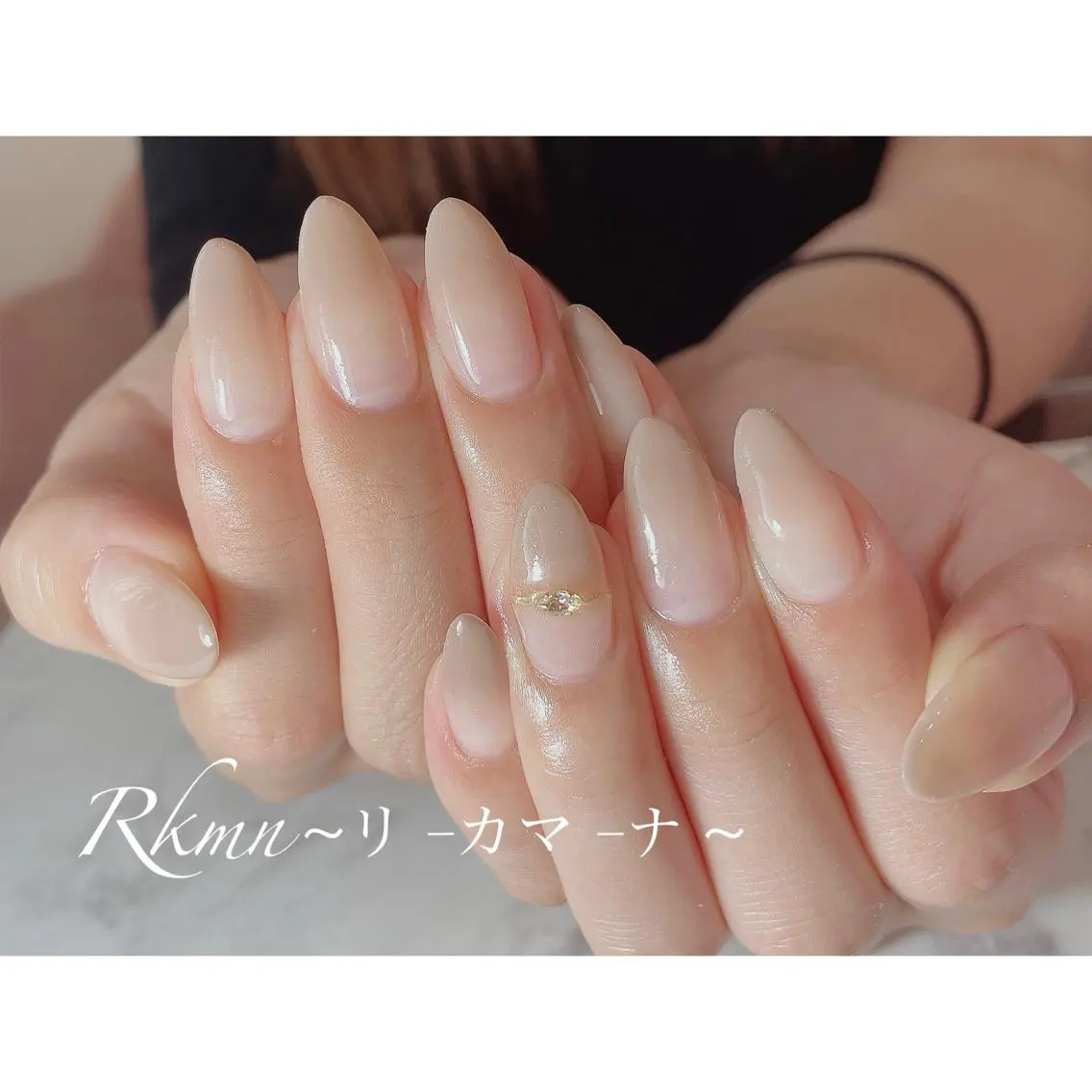 ネイル アートネイル グラデーション ミラーネイル シンプルネイル 春ネイル ハンドネイル フットネイル ハンドケア Rkmn ~リ-カマ-ナ~のネイルデザイン