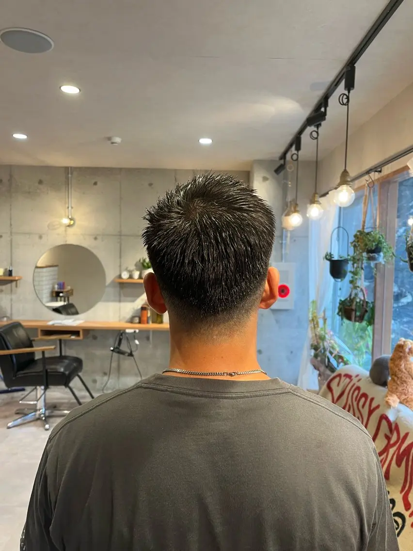 ショート メンズ フェードカット 🌀メンズパーマ🌀 🐏丸山祐宇🐏のヘアスタイル
