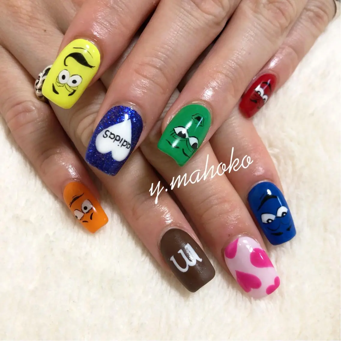 ネイル ハンドネイル パラジェル有/ 長さだし/mahoのネイルデザイン
