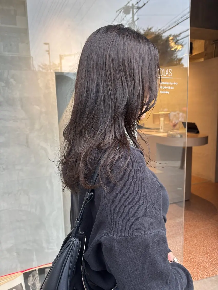 ミディアム カット ヘッドスパ 都築 未来のヘアスタイル