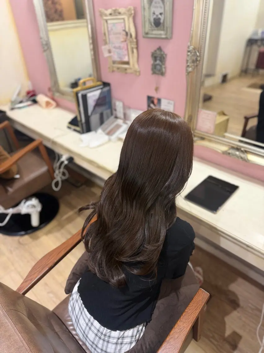 カラー アッシュ オリーブアッシュ Plaatje🫧 碧のヘアスタイル