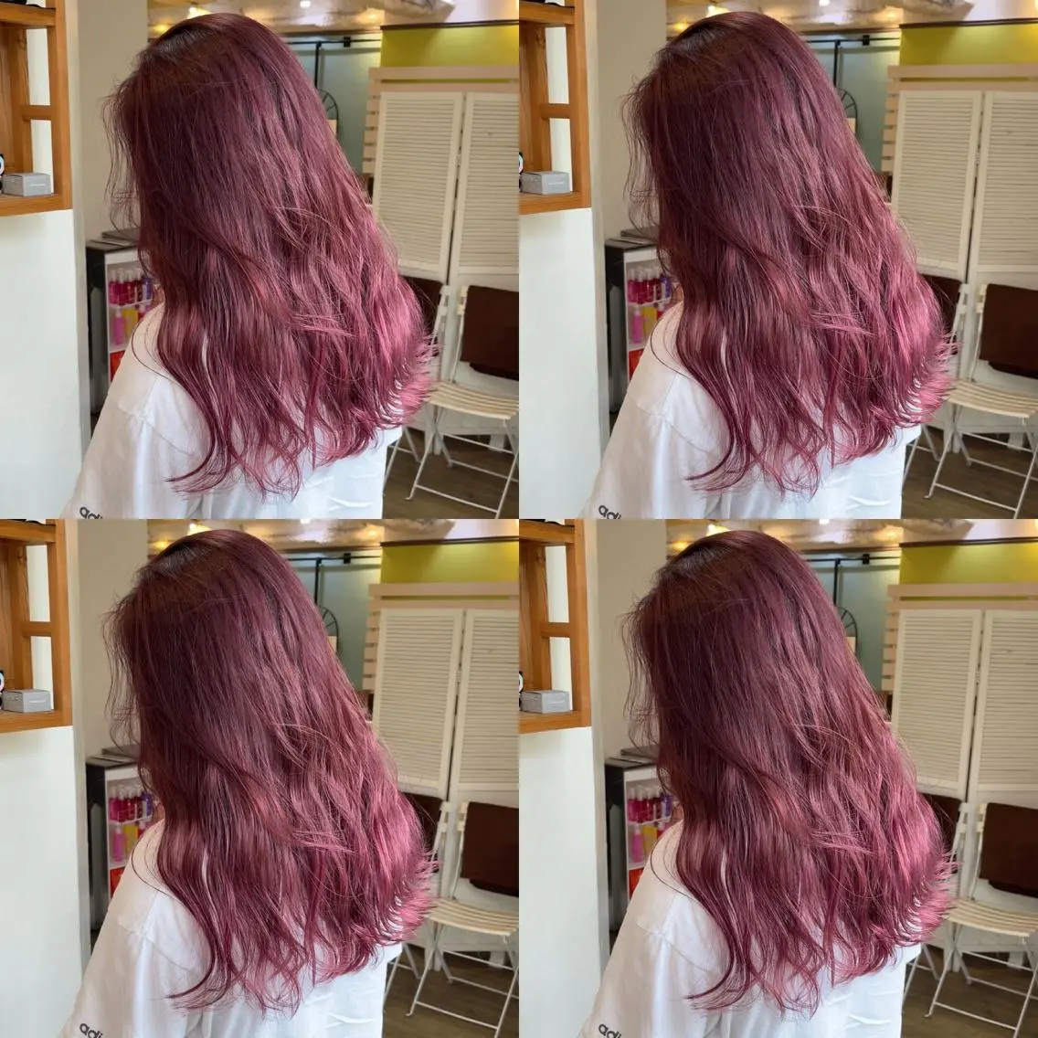 ロング カラー ベージュカラー ブリーチ ラベンダーカラー ラベンダーピンク ブリーチなしカラー カット ヘアカラー トリートメント ヘッドスパ ヘアセット 大人可愛い透明感🌟 小顔・韓国髪🌟野中のヘアスタイル