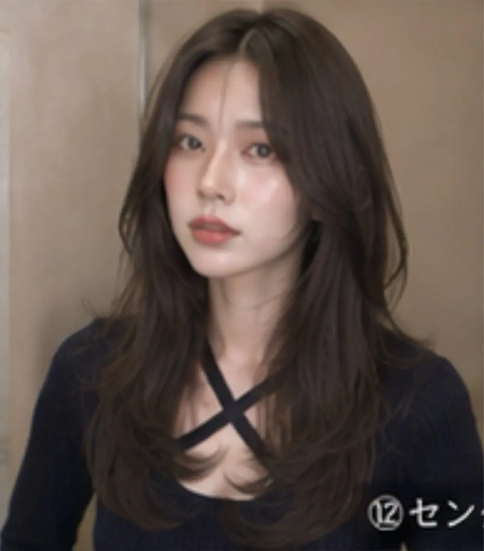 ロング ロングレイヤー レイヤーカット ロング 似合わせカット メンズ/レイヤーショ ート/似合わせ特化のヘアスタイル