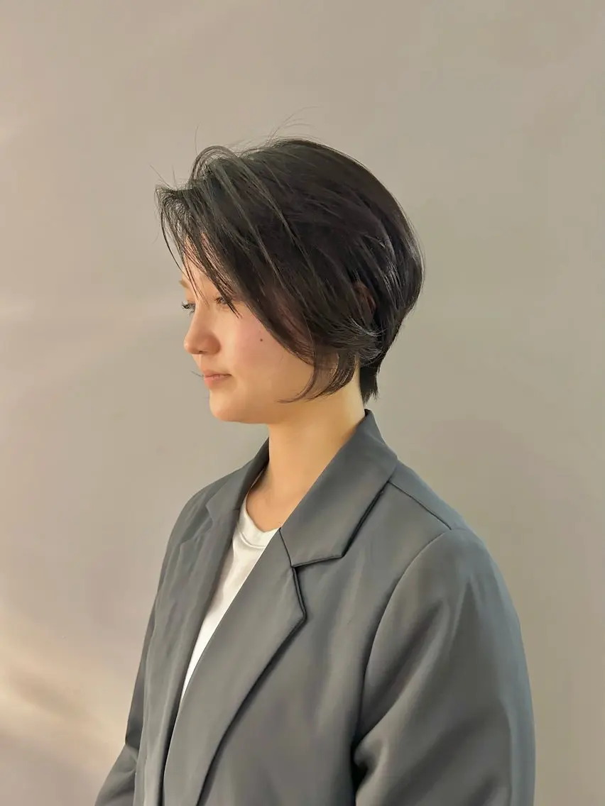 ショート 山崎 愛莉のヘアスタイル