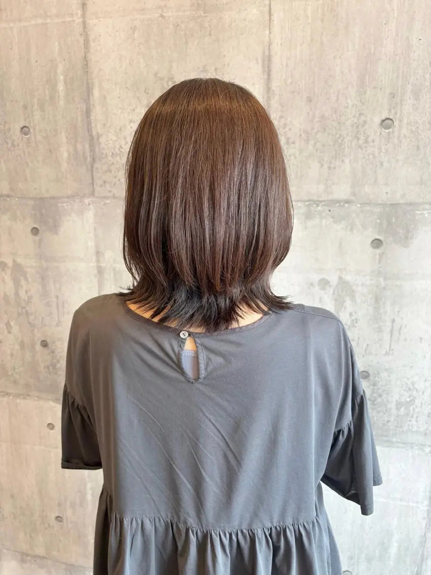 ミディアム ヘアカラー トリートメント ヘッドスパ ARCH 🌼 mayuのヘアスタイル