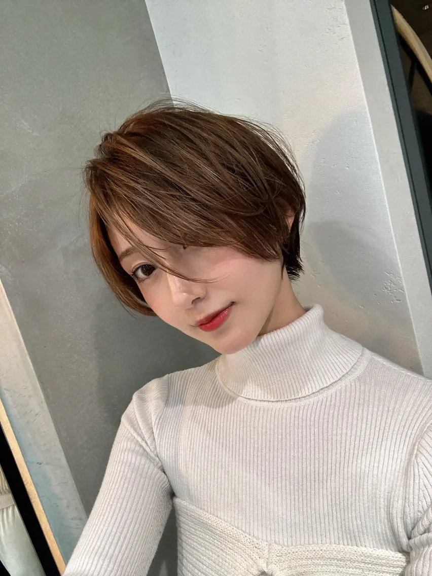 ショート ショートヘア カット ヘアカラー トリートメント ヘッドスパ 縮毛矯正/レイヤー taiga🐯のヘアスタイル