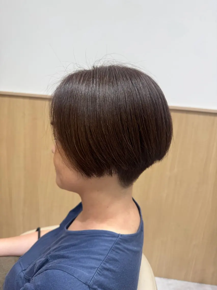 ショート ﾅｶﾉ ﾔｽｺのヘアスタイル