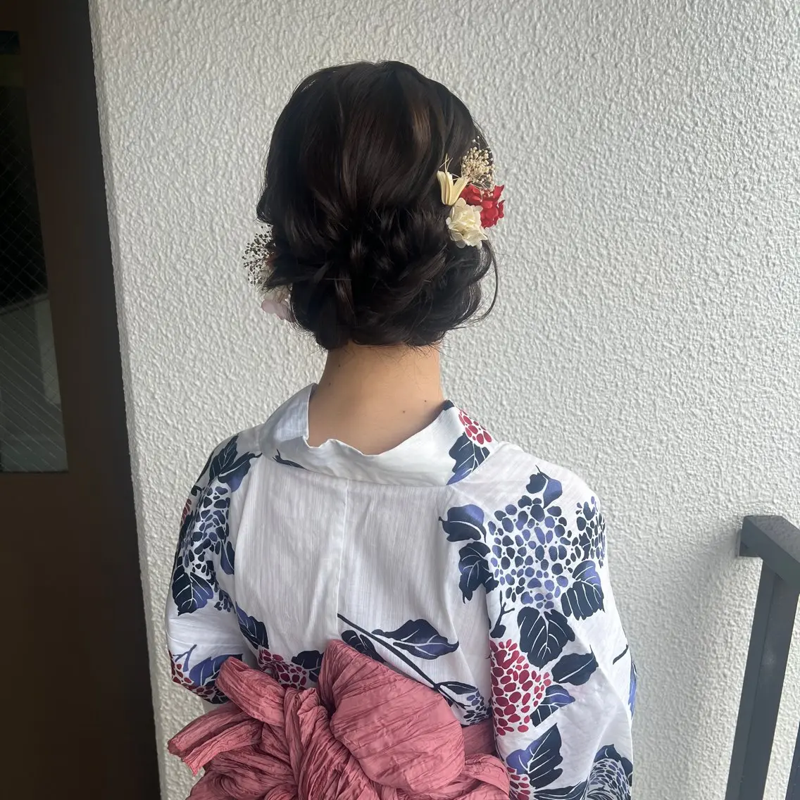 セミロング 浴衣 ヘアセット 【カメレオン】 しょうた みくꨄのヘアスタイル