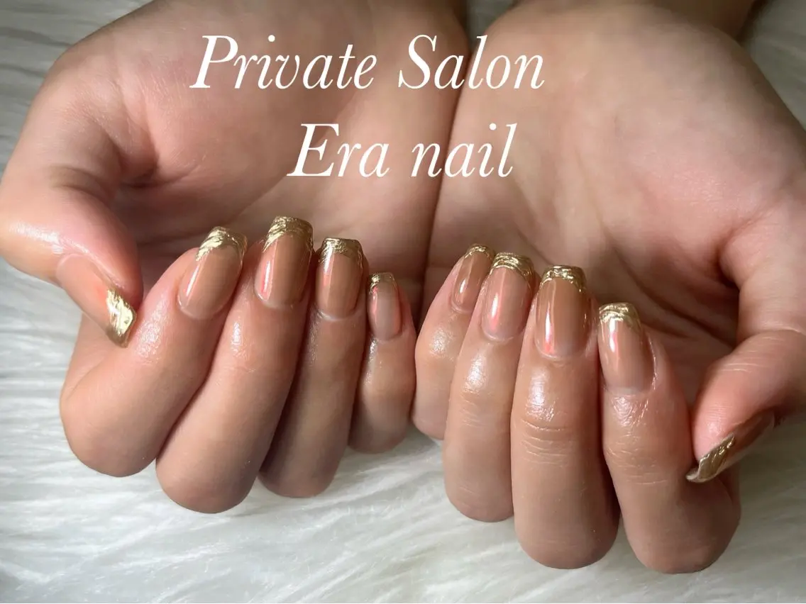 ネイル ミラーネイル ワンカラーネイル ハンドネイル Era nailのネイルデザイン