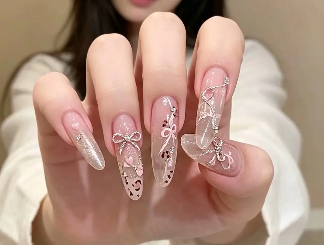 【ハンドネイル💅】10本長さだし◎・デザイン・持ち込み◎・付け放題◎オフありの写真