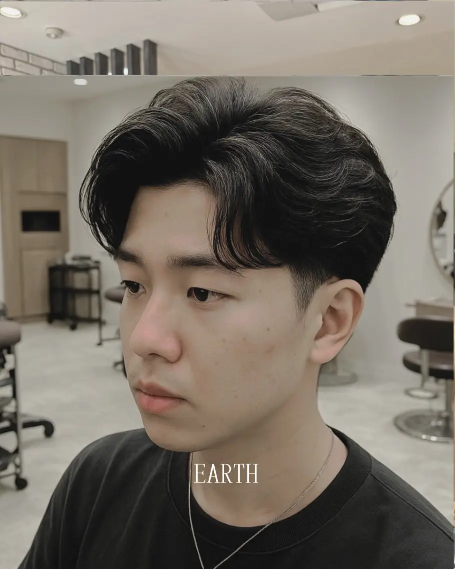 ショート パーマ メンズ フェザーパーマ メンズパーマ メンズショート ショートヘア メンズはお任せ 📍 城 直之のヘアスタイル