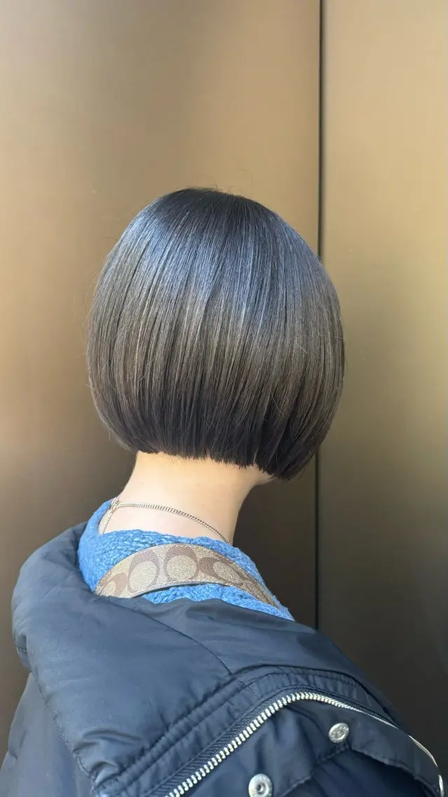 ショート ショートボブ ボブ ショートヘア 松榮 明衣のヘアスタイル