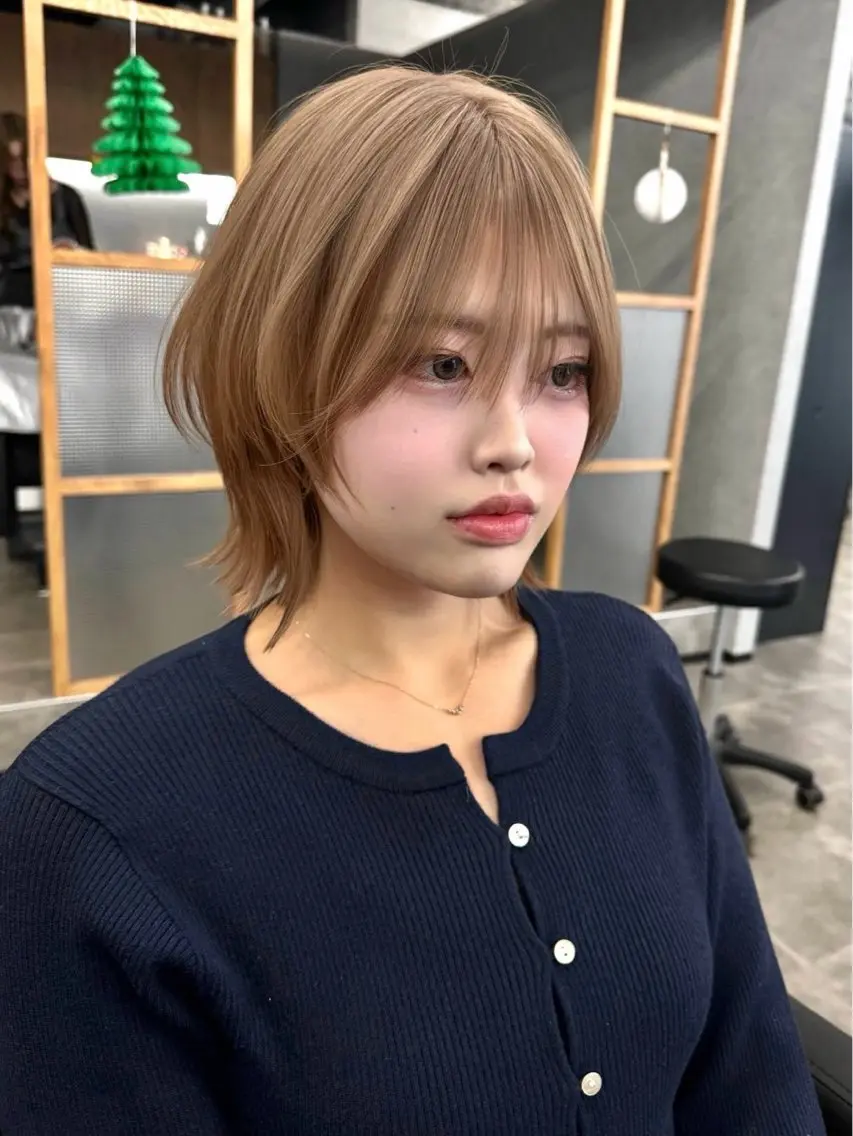 ミディアム ミディアムレイヤー レイヤーカット 🎀HINA🎀 SENSE.のヘアスタイル