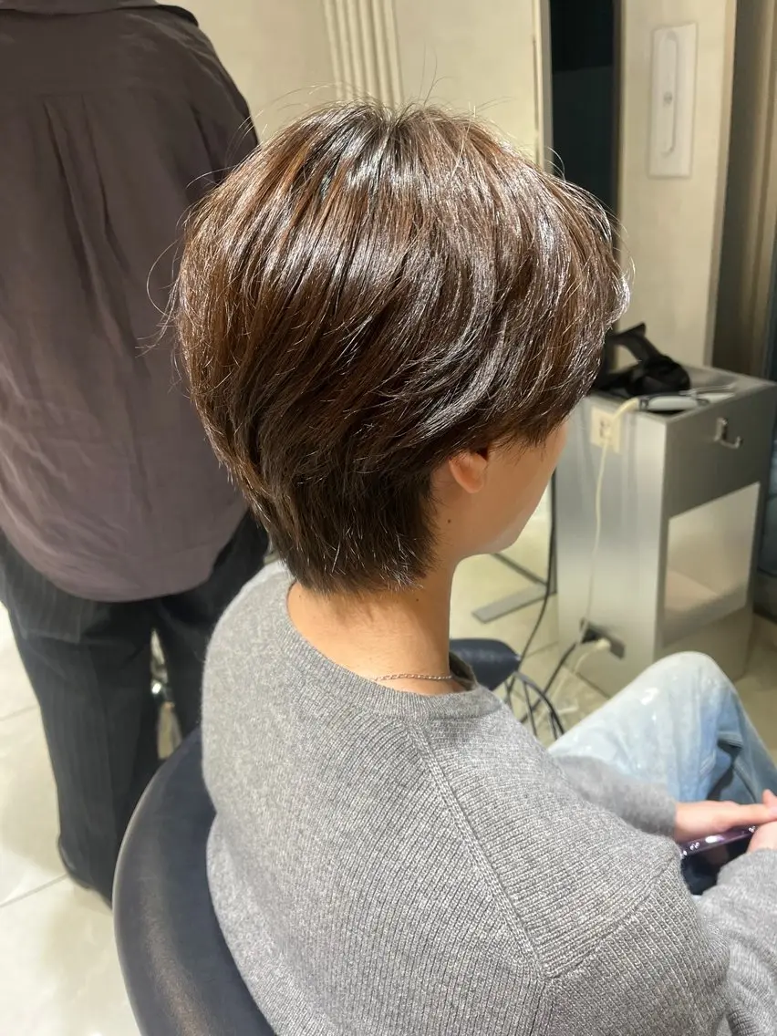 メンズ カット ヘアカラー メンズ/透明感カラー lar Hana🌻のヘアスタイル