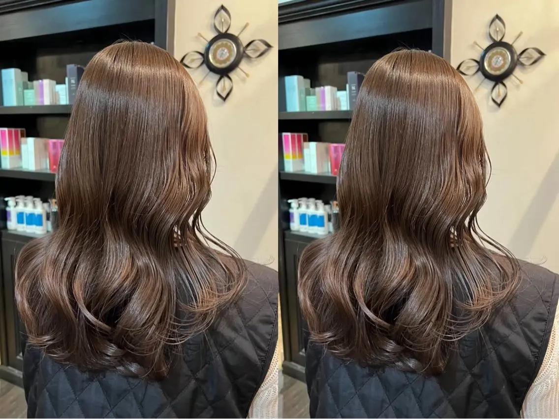 セミロング 赤堀 愛子のヘアスタイル