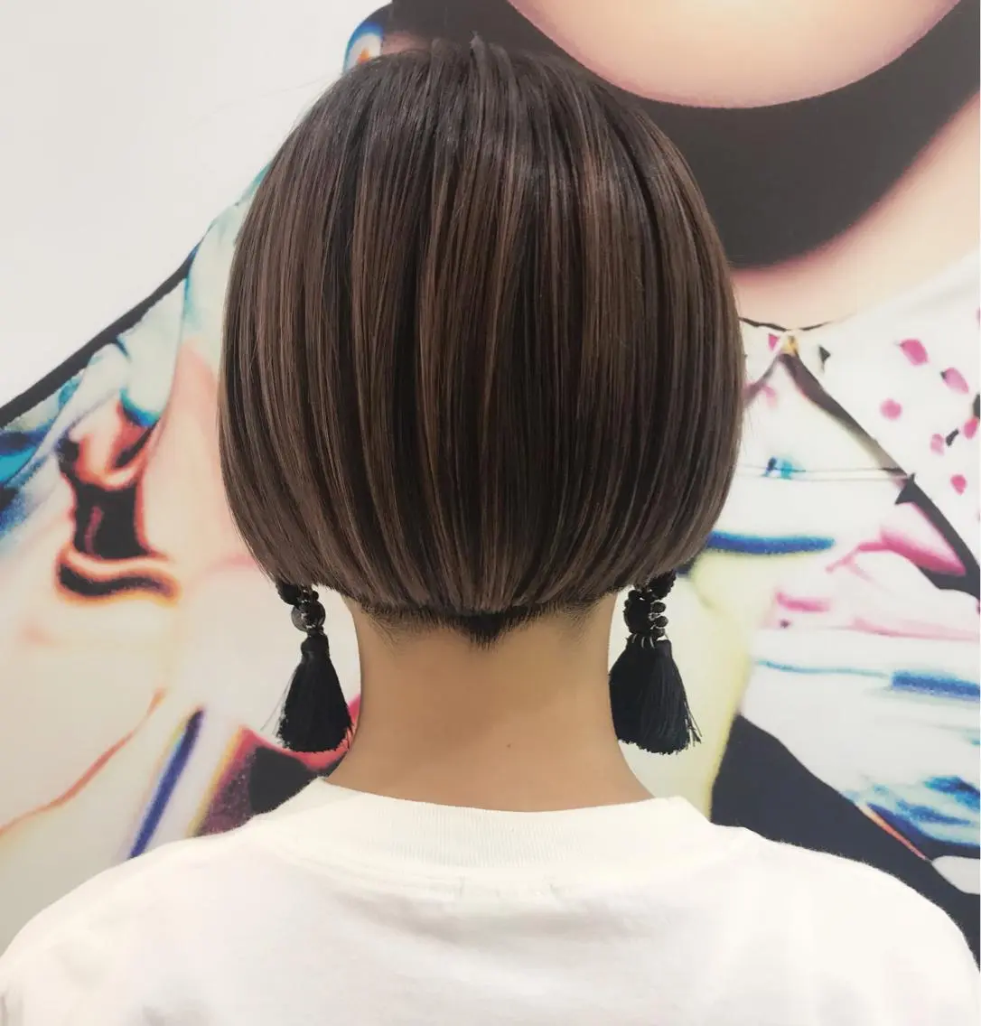 ショート パーマ ボブ 苅北 泰輔のヘアスタイル