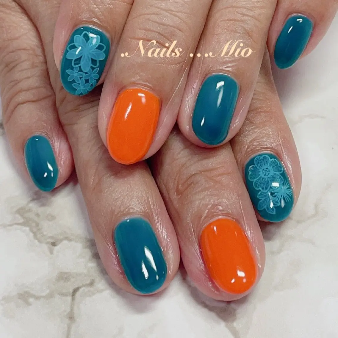 ネイル アートネイル ジェルネイル ワンカラーネイル .Nails Mio 赤羽西ネイルサロンのネイルデザイン