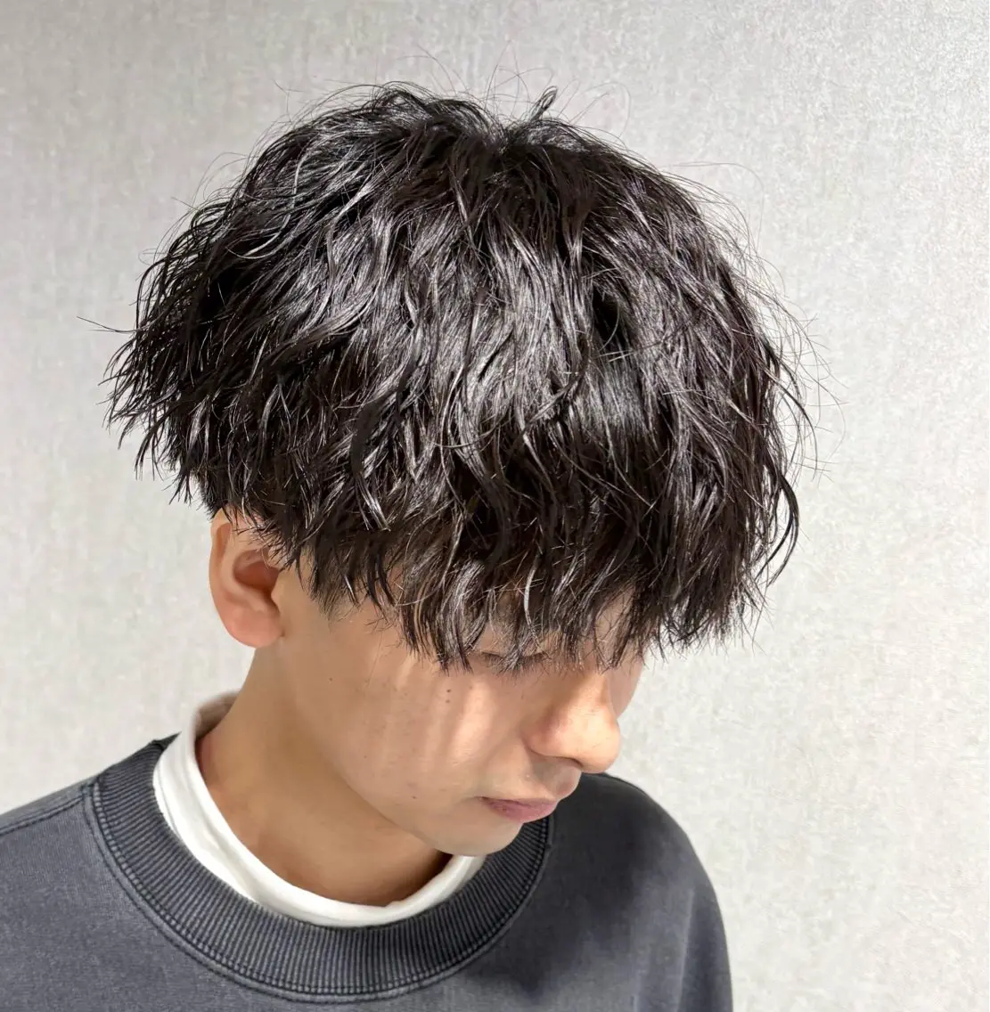 ショート パーマ メンズ 【メンズ特化】 池田大成✂︎のヘアスタイル