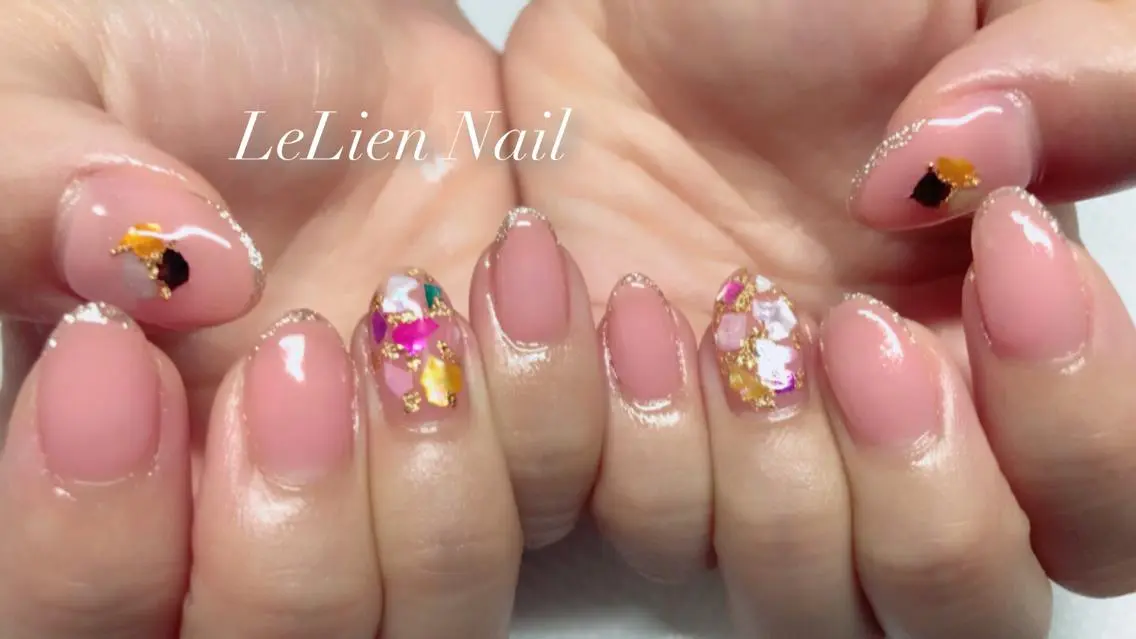 ネイル モチの良さ◉ フィルインネイル♡のネイルデザイン