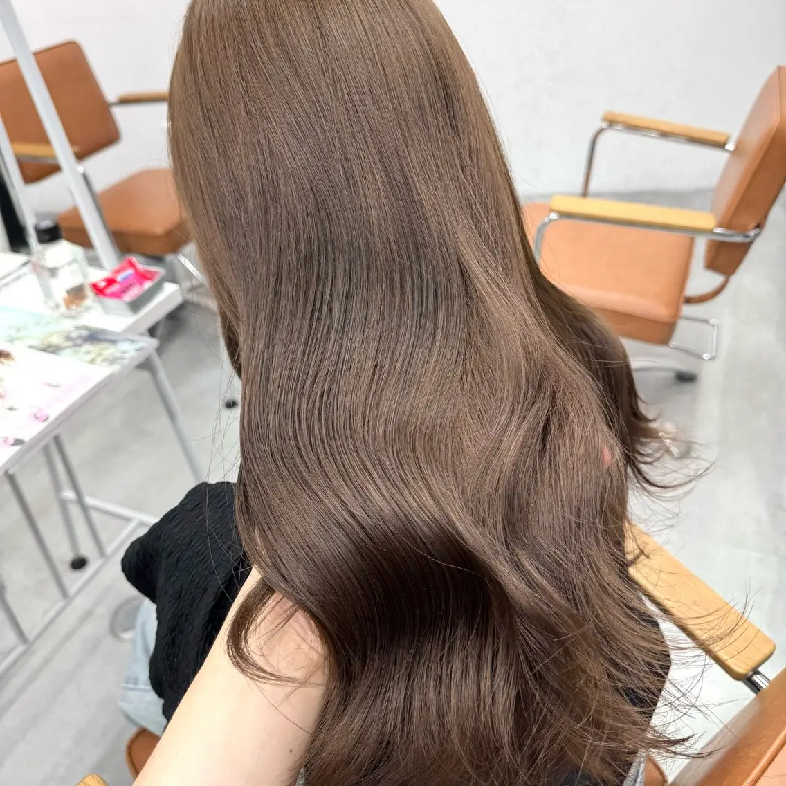 ロング カラー ヘアアレンジ ヘアカラー ブリーチなしカラー /新百合ヶ丘/安形翔のヘアスタイル