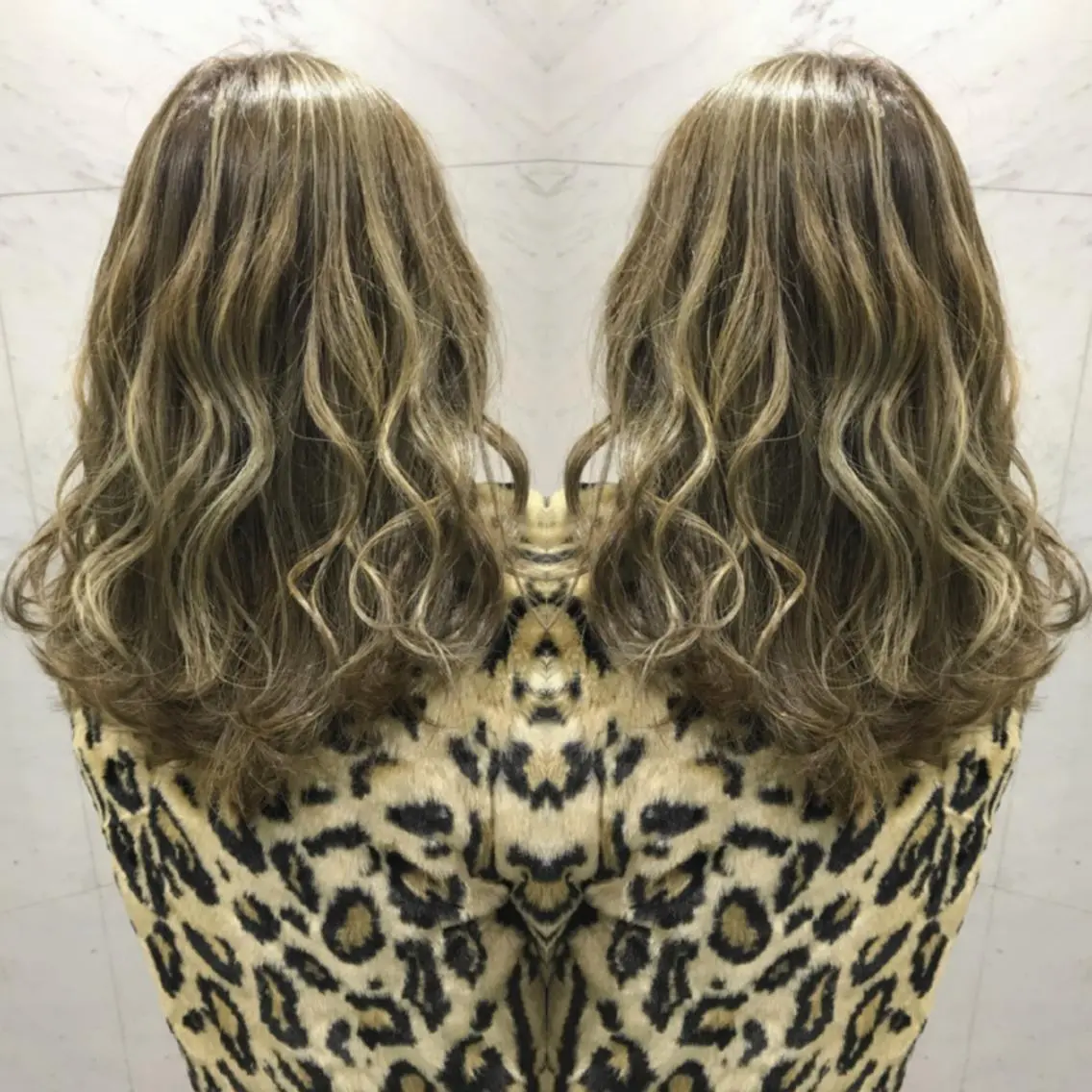 ロング カラー ヘアカラー 重政 和樹のヘアスタイル