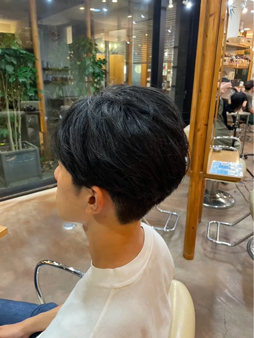 メンズ シミズ チハルのヘアスタイル