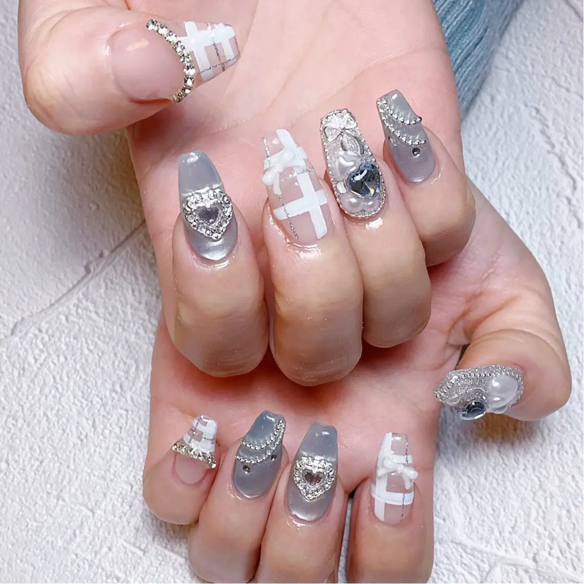 ネイル ハンドネイル 🍭Yun nail hyejin🌸のネイルデザイン