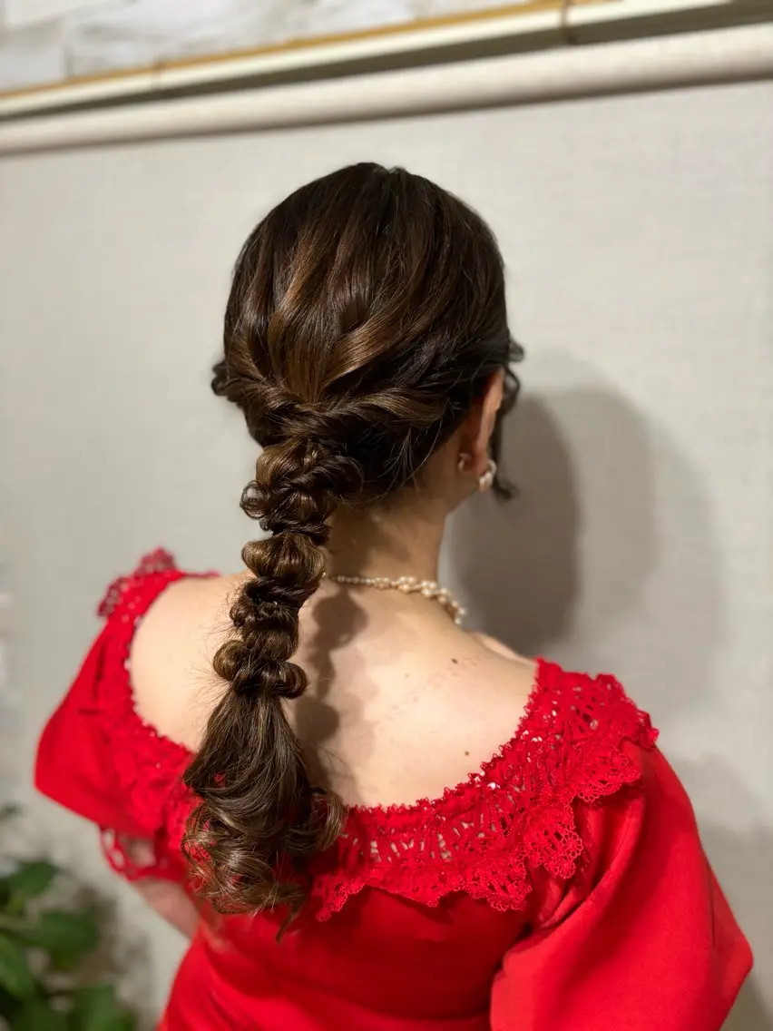 ヘアアレンジ ヘアセット hair salon【クラン】のヘアスタイル
