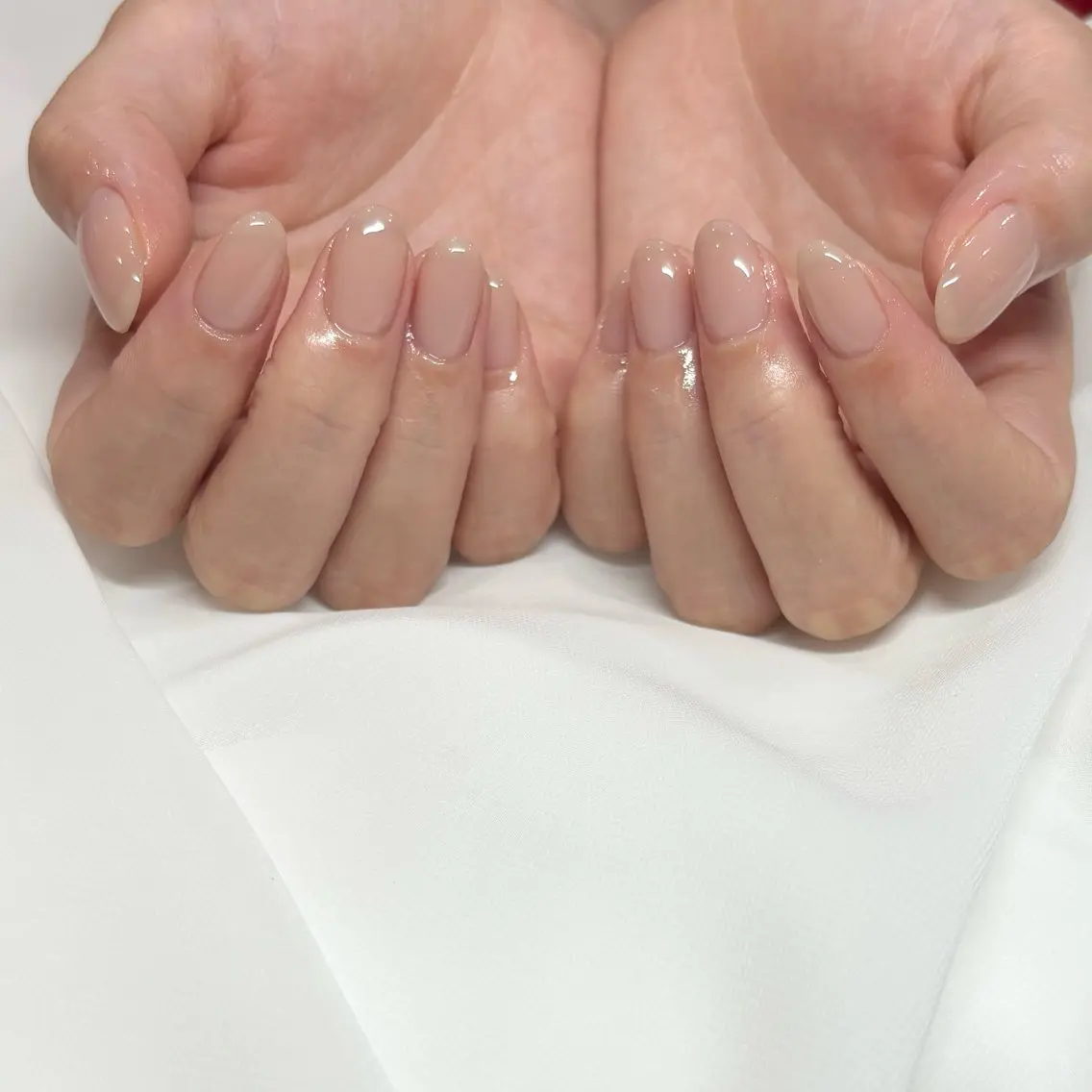 ネイル ハンドネイル パラジェル［阿波座］ 大人可愛い/持込可能のネイルデザイン