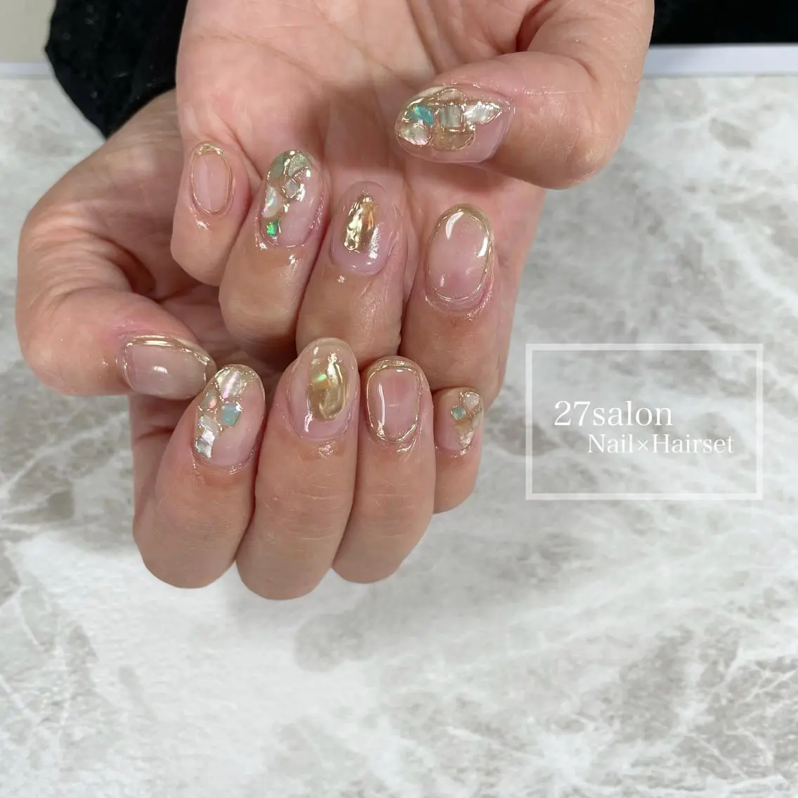 ネイル ニュアンスネイル 27salon yuinaのネイルデザイン